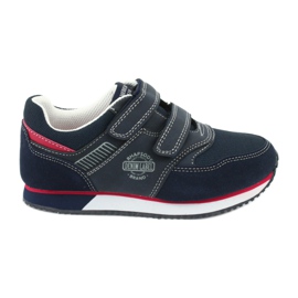 American Club Scarpe sportive americane, blu navy RH20 rosso