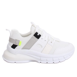 Scarpe sportive da donna bianche LA86P bianche bianca