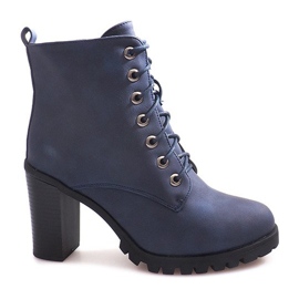 Stivaletti isolati W331 Blu scuro blu navy