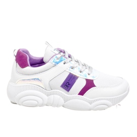 Scarpe sportive da donna alla moda bianche SJ1929-2 bianca multicolore
