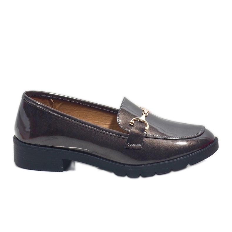 Mocassini grigi scarpe da donna A9002 grigio