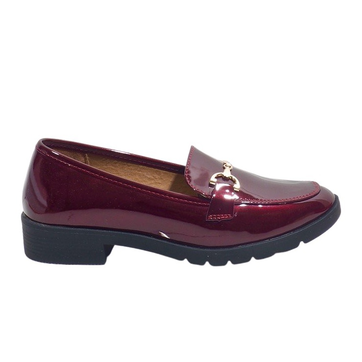 Mocassini rossi scarpe da donna A9002 rosso