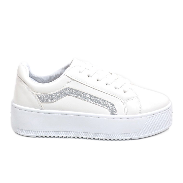 Sneakers bianche sulla piattaforma 798 bianca