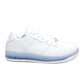 Scarpe sportive da donna alla moda bianche 351 bianco