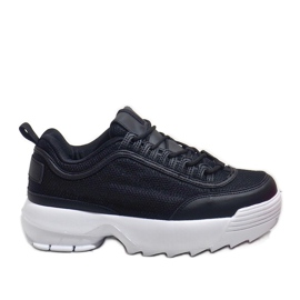 Scarpe sportive alla moda nere DSC82-1 nero
