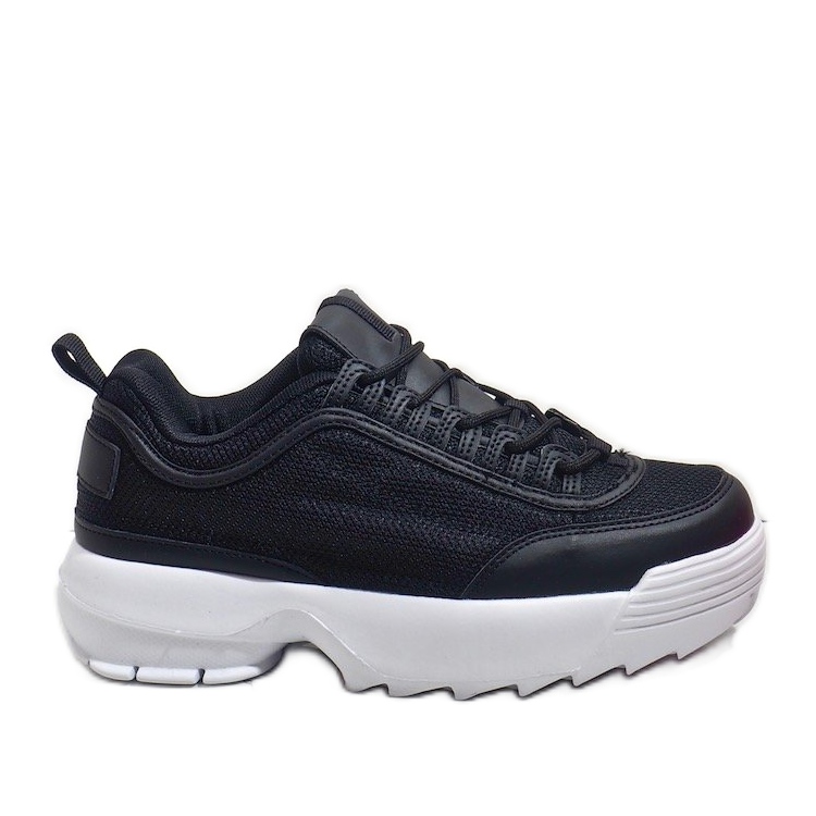 Scarpe sportive alla moda nere DSC82-1 nero