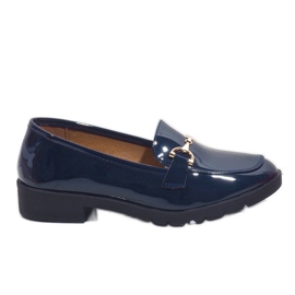 Mocassini donna blu navy A9002