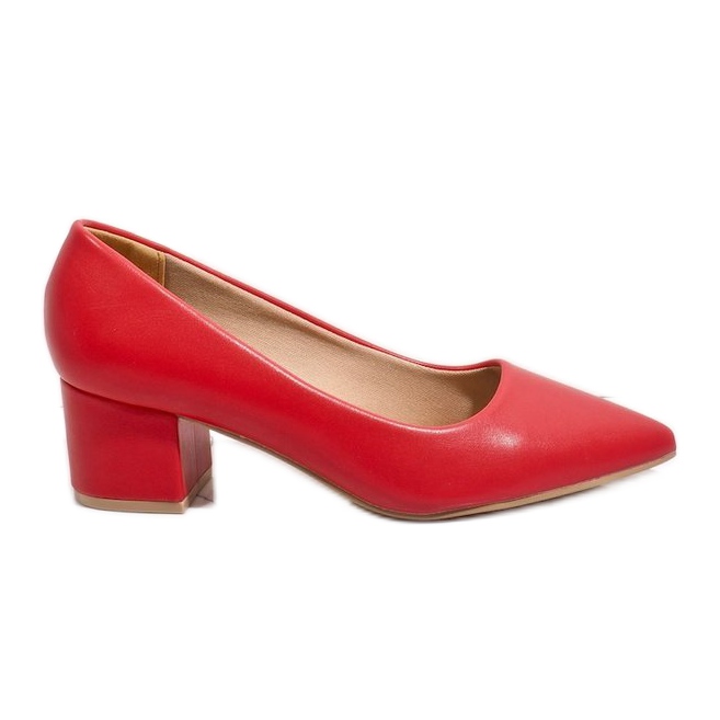 Pompe rosse classiche sul pilastro A-3371 rosso