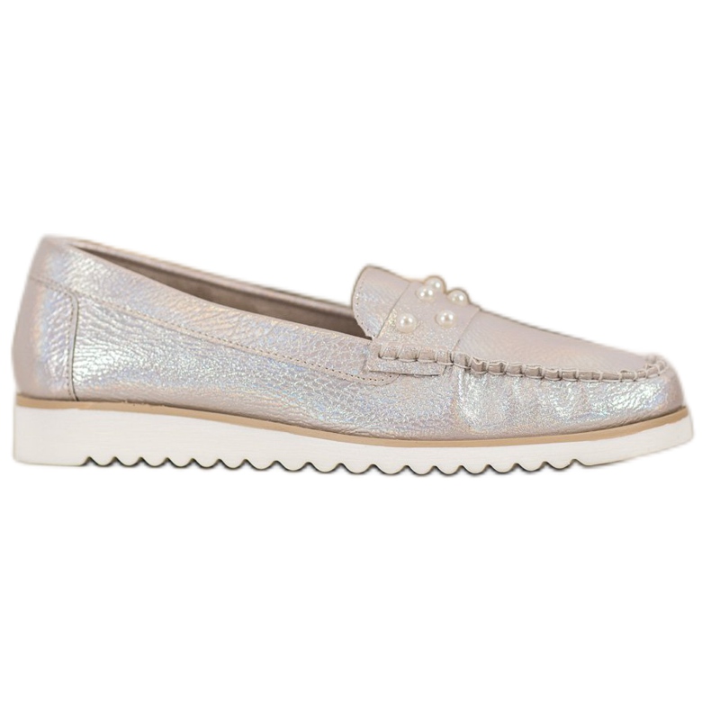 Sergio Leone Mocassini Con Perle d'oro