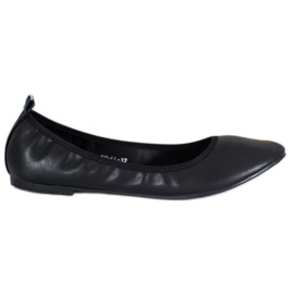 Goodin Ballerine Nere Con Ecopelle nero