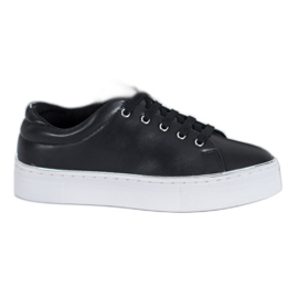 SDS Sneakers sportive sulla piattaforma nero