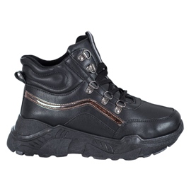 Queentina Scarpe da ginnastica calde nero