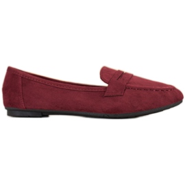 Fama Mocassini classici rosso