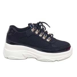 Sneakers sportive nere J-8704 nero