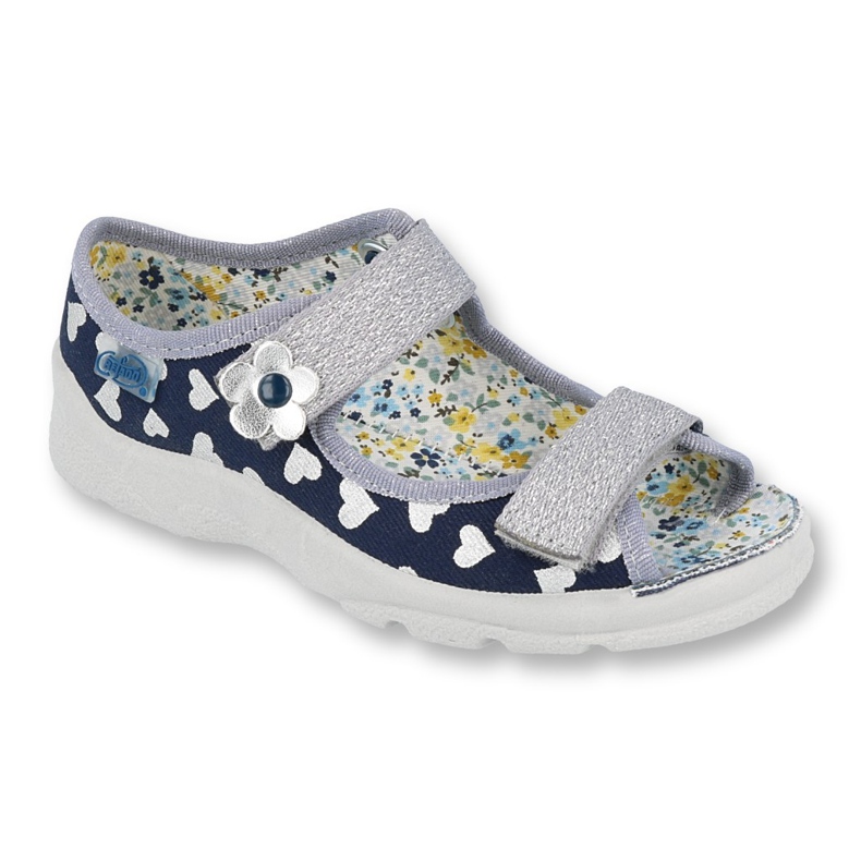 Scarpe per bambini Befado 969Y148 blu navy grigio