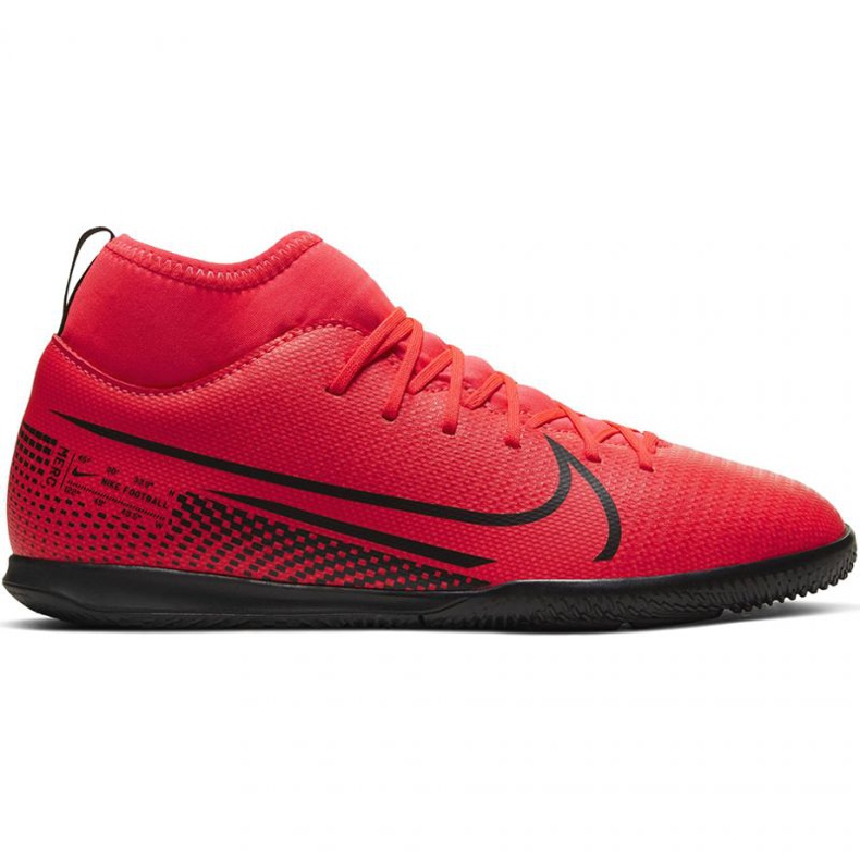 Scarpe indoor Nike Mercurial Superfly 7 Club Ic Jr AT8153-606 multicolore arance e rosse