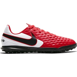 Nike Tiempo Legend 8 Club Tf Jr AT5883-606 scarpe da calcio rosso rosso