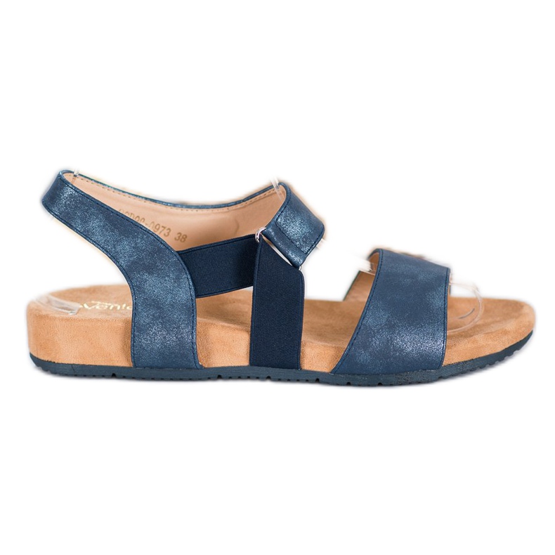 SHELOVET Comodi sandali blu navy