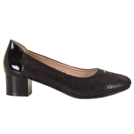 Décolleté in tessuto VINCEZA nero