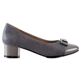 Décolleté Con Fiocco VINCEZA grigio