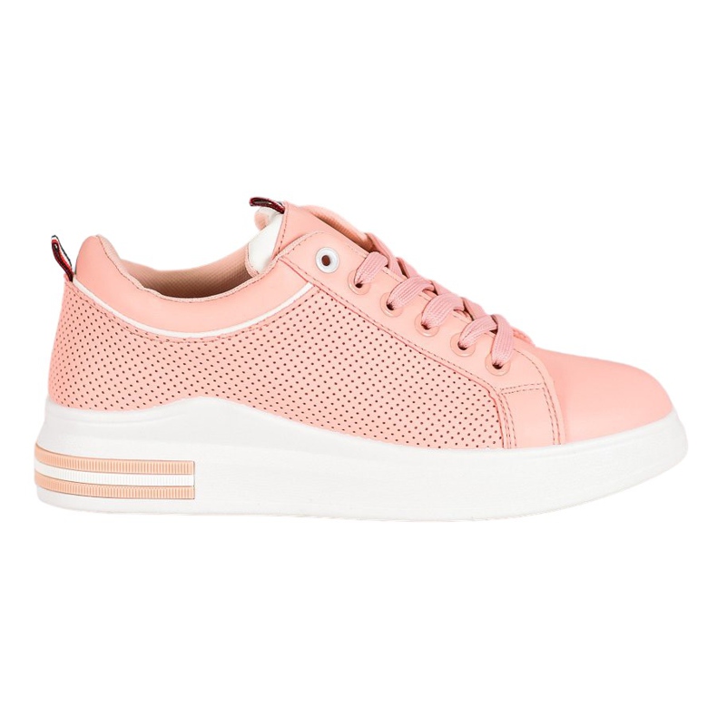 SHELOVET Scarpe da ginnastica in polvere sulla piattaforma rosa