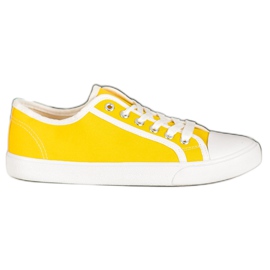 SHELOVET Scarpe da ginnastica gialle giallo