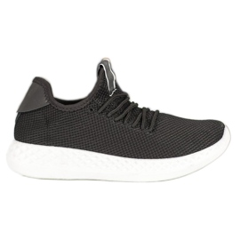 SHELOVET Scarpe sportive con rete nero