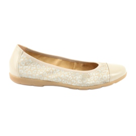 Caprice Ballerine a'la pelle comoda in pizzo 22152 beige