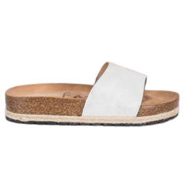 Goodin Pantofole d'argento alla moda grigio