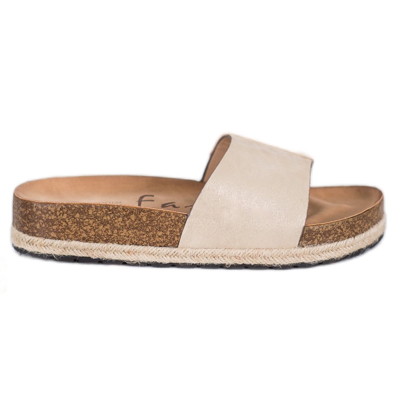Goodin Pantofole dorate alla moda d'oro