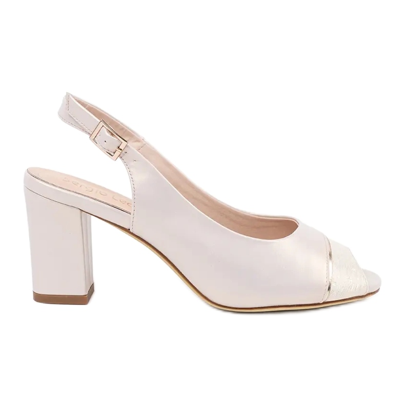 Sandali Sergio Leone di punta aperta marrone