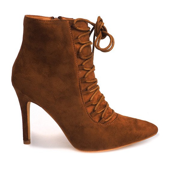 Stivali Con Tacco Alto 595SE Camel marrone