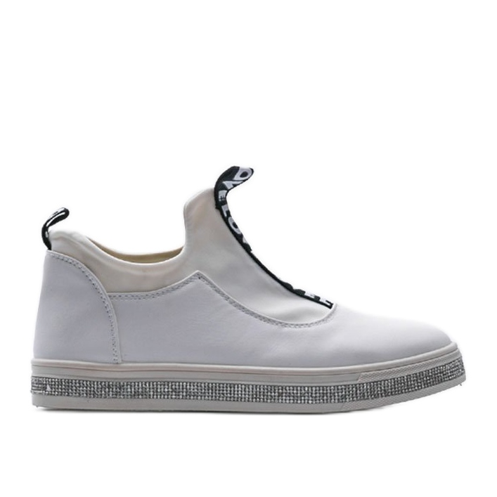 Sneakers Slip-On in Lycra Bianche 1155-Y bianca