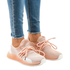 Scarpe sportive da donna rosa B-6851
