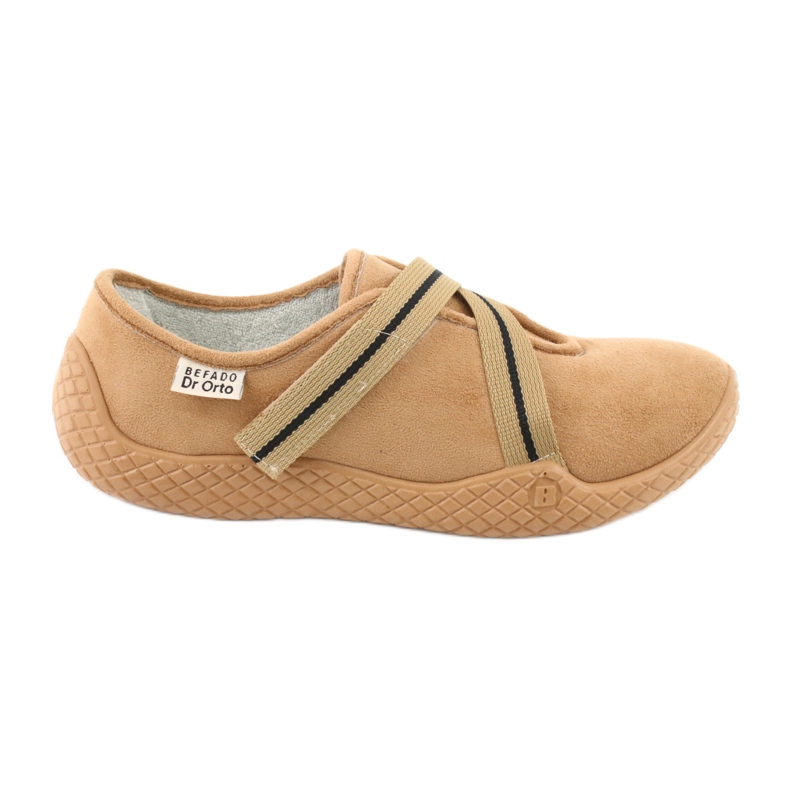 DR.ORTO Befado scarpe sportive pu-young da donna con velcro 434D017 beige