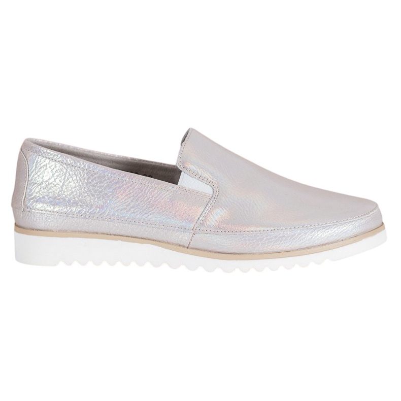 Sergio Leone Scarpe Slip On dorate marrone giallo