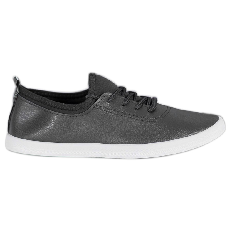 SHELOVET Sneakers Leggere Con Ecopelle nero