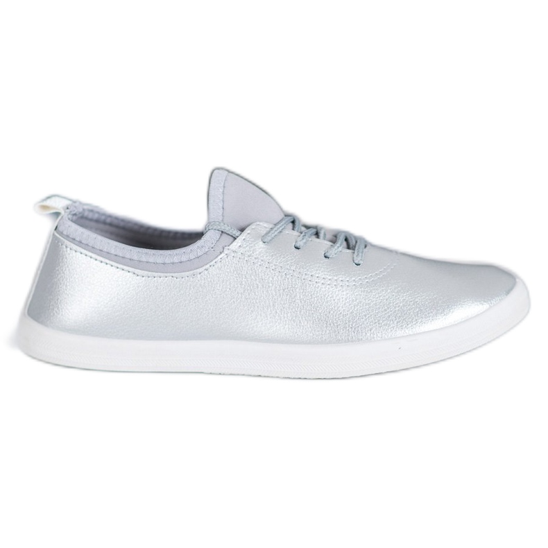 SHELOVET Sneakers Leggere Con Ecopelle grigio