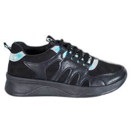 SHELOVET Adoro le scarpe da ginnastica nere nero