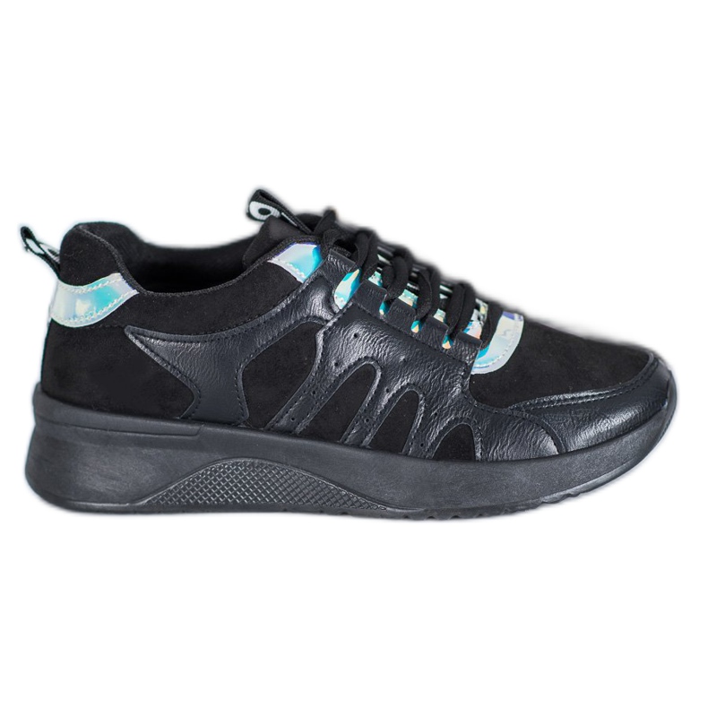 SHELOVET Adoro le scarpe da ginnastica nere nero