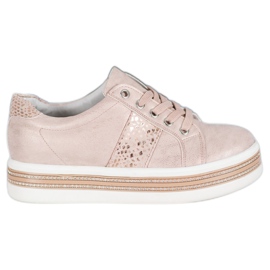 Bestelle Sneakers Con Cubic Zirconia rosa