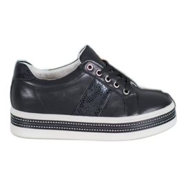 Bestelle Sneakers Con Cubic Zirconia nero