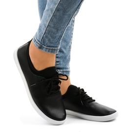 Sneakers classiche nere W9782-1 nero