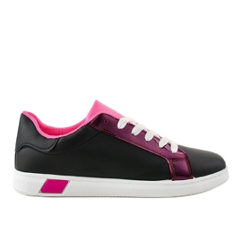 Sneakers nere W-3116 nero rosa