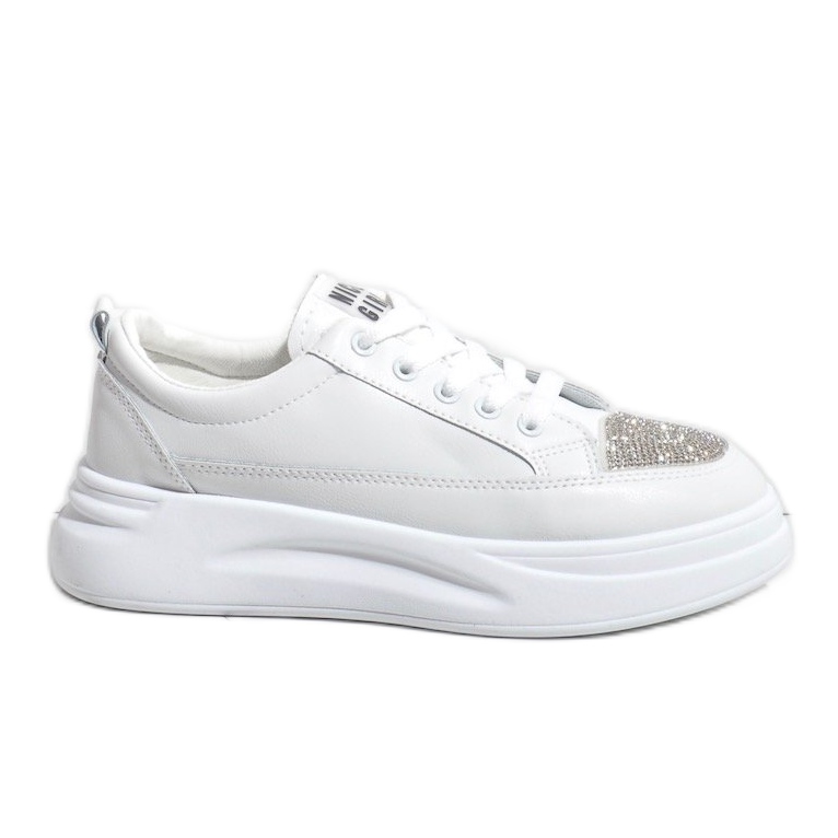 Sneakers sneakers bianche decorate con G140-2 bianca