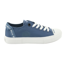 Sneakers in denim con lacci Big Star FF274211 blu