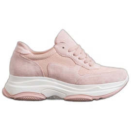 SDS Scarpe da ginnastica in polvere rosa