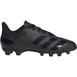 Scarpe da calcio Adidas Predator 20.4 FxG Jr EF1932 nero nero
