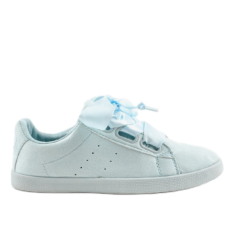 Sneakers in camoscio blu AM-8105