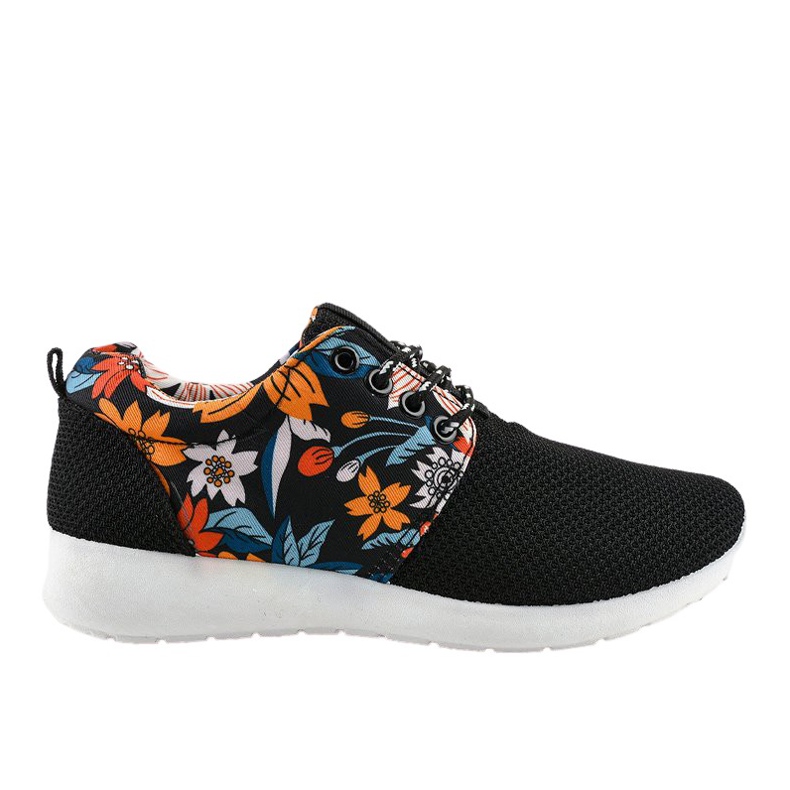 Scarpe sportive nere B02-1 nero multicolore